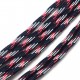 SP4mm-32  - (1 metru) Snur paracord plat bleumarin 4mm