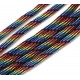 SP4mm-36  - (1 metru) Snur paracord plat multicolor 4mm