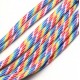 SP4mm-38  - (1 metru) Snur paracord plat multicolor 4mm