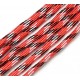 SP4mm-51 - (1 metru) Snur paracord plat rosu 4mm