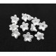FA10*5mm-14 - Flori acril albe perlate 10*5mm