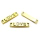 CO308 - Conector love auriu antic 28*6mm