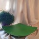 Platou decorativ imitatie piele verde 40*40cm