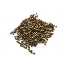 (100 buc.) Crimp bronz antic butoias 2mm