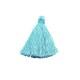 CIB27 - Ciucuri rayon albastru verzui 2.6cm