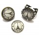 DISPONIBIL 1 BUCATA - CSP18mm-01 - Cabochon sticla print turnul Eiffel 18mm