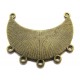 CO324 - Conector semiluna bronz antic 47*40mm