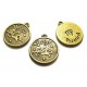 CP598 - Charm zodia fecioara bronz antic 21*18mm