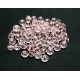 MFR628 - Rondele cristal fatetate roz pal 6x4mm 