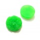 CRS101-A - Cabochon rasina druzy verde neon 01 20mm - STOC LIMITAT!!!