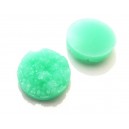 CRS101-B - Cabochon rasina druzy verde menta pal 20mm