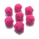 ACR13-G - Margele acril trandafir roz fucsia 12*12mm - STOC LIMITAT!!!