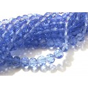 MFS638 - Cristale albastre sfere fatetate 6mm
