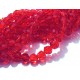 MFS642 - Cristale rosii sfere fatetate 6mm