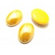 CSCP-O18*13mm-16 - Cabochon sticla oval galben copt perlat 17-18*12-13mm - STOC LIMITAT!!!