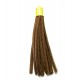DISPONIBIL 1 BUCATA - CIF36 - Ciucuri faux suede maro roscat capacel auriu 7cm