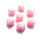 ACR13-W - Margele acril trandafir roz pal pastel 12*12mm - STOC LIMITAT!!!