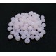 DISPONIBIL 1 SET CU 86 BUCATI - MFR708 - Cristale roz pal opac rondele fatetate 6x4mm