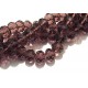 MFR746 - Cristale mov pruna rondele fatetate 12*8mm