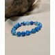 UNICAT - Bratara elastica cu agate albastre