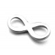 COT22 - Conector otel inoxidabil semnul infinitului 39.5*18mm