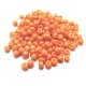 MN4mm-102 - (45 grame) Margele nisip portocaliu intens usor sidefat 4mm
