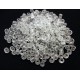 MN4mm-104 - (45 grame) Margele nisip albe frosted 4mm