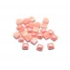 CSCP-P4-5*4-5mm-14 - (10 buc.) Cabochon sticla patrat roz perlat 4-5*4-5mm - STOC LIMITAT!!!