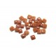 CSCP-P4-5*4-5mm-20 - (10 buc.) Cabochon sticla patrat maro caramel perlat 4-5*4-5mm - STOC LIMITAT!
