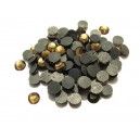SLC5mm-06 - (10 buc.) Strasuri hotfix capuccino gold 5mm
