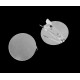 DISPONIBIL 1 SET CU 8 BUCATI - BB56A - Baza brosa argintiu inchis platou 20mm