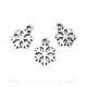CP635 - Charm fulg de zapada argintiu antic 15*10.5mm