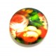 CSP12mm-A-88 - Cabochon sticla print flori 12mm - STOC FOARTE LIMITAT!!!