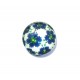 DISPONIBIL 1 BUCATA - CSP20mm-A-461 - Cabochon sticla print flori 20mm - STOC FOARTE LIMITAT!!!