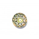 DISPONIBIL 2 BUCATI - CSP20mm-A-343 - Cabochon sticla print etnic 20mm - STOC FOARTE LIMITAT!!!