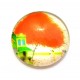 DISPONBIL 3 BUCATI - CSP16mm-A-63 - Cabochon sticla print copaci 16mm - STOC FOARTE LIMITAT!!!