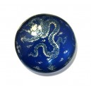 DISPONIBIL 2 BUCATI - CSP12mm-A-360 - Cabochon sticla print model floral 12mm - STOC FOARTE LIMITAT!!!