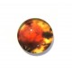 DISPONIBIL 2 BUCATI - CSP12mm-A-442 - Cabochon sticla print flori 12mm - STOC FOARTE LIMITAT!!!