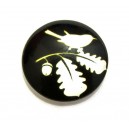 CSP10mm-A-241 - Cabochon sticla print colivii 10mm - STOC FOARTE LIMITAT!!!