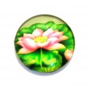 CSP10mm-A-286 - Cabochon sticla print flori 10mm - STOC FOARTE LIMITAT!!!
