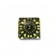 CSP15*15mm-A-165 - Cabochon sticla patrat print arabesque 15*15mm - STOC FOARTE LIMITAT!!!