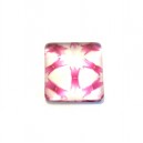 CSP15*15mm-A-168 - Cabochon sticla patrat print 15*15mm - STOC FOARTE LIMITAT!!!