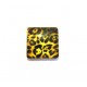 CSP15*15mm-A-391 - Cabochon sticla patrat print fluturi 15*15mm - STOC FOARTE LIMITAT!!!