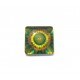 CSP10*10mm-A-176 - Cabochon sticla patrat print etnic 15*15mm - STOC FOARTE LIMITAT!!!