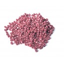 MN2mm-77 - (25 grame) Margele nisip roz zmeura irizat 2mm