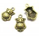 DISPONIBIL 3 BUCATI - CP640-K - Charm bufnita bronz antic 21*13mm