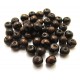 (10 buc.) Margele lemn maro inchis 7*6mm