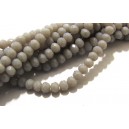 MFR719 - (10 buc.) Cristale gri perla 01 opac rondele fatetate 4*3mm