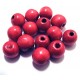 Margele lemn rosu magenta 12*10.5mm