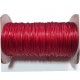 SPOL1mm-33 - (1 metru) Snur poliester cerat rosu cerise 1mm